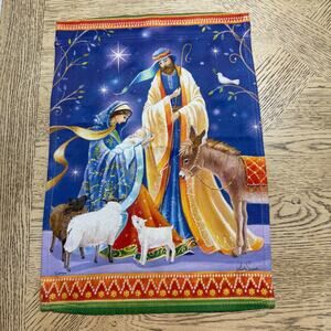 Carson‎ Christmas Nativity Flag Panel By Sarah Summers